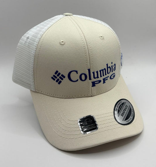 COL BEIGE LETRAS AZULES